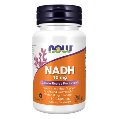 NADH 10 mg Capsules (60 ct)-cellular energy production-AlchePharma