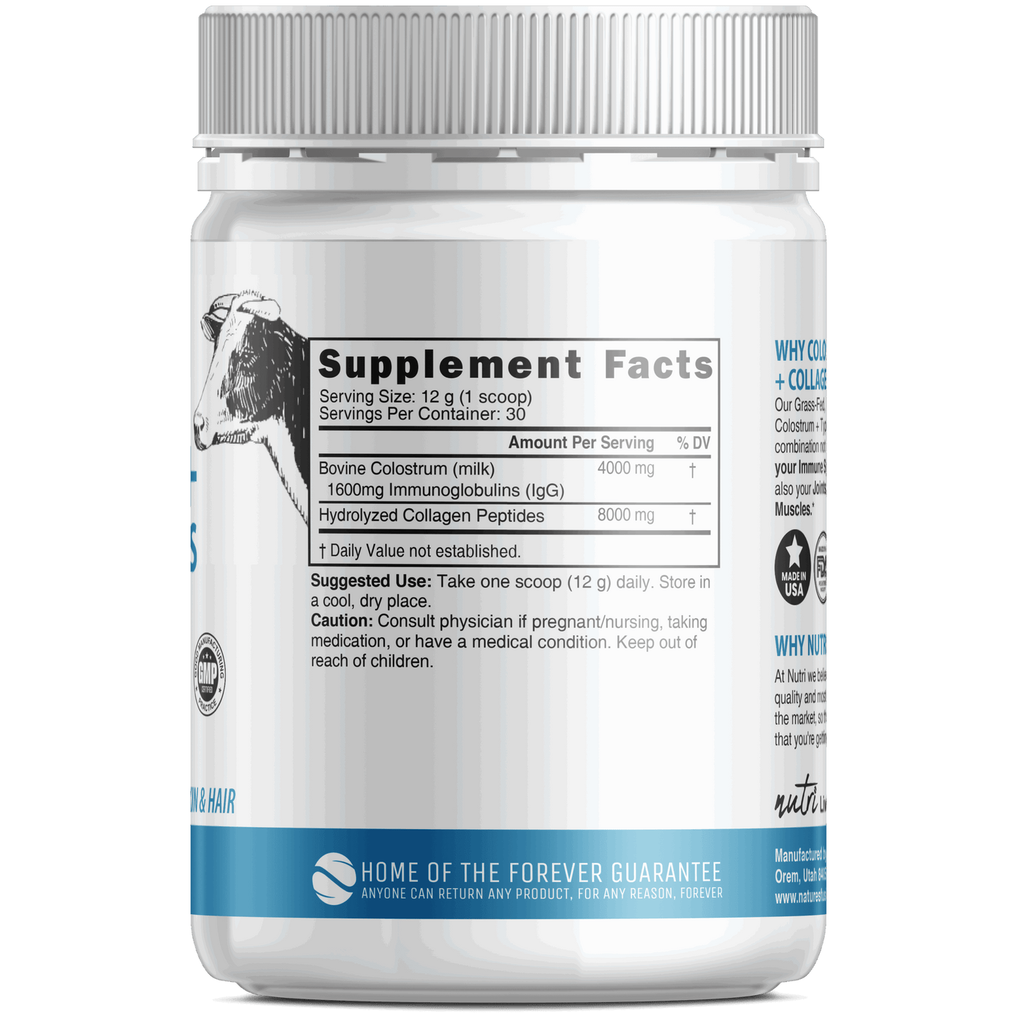 Colostrum + Collagen Peptides