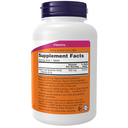 Niacin 500 mg Tablets-Vitamins-AlchePharma