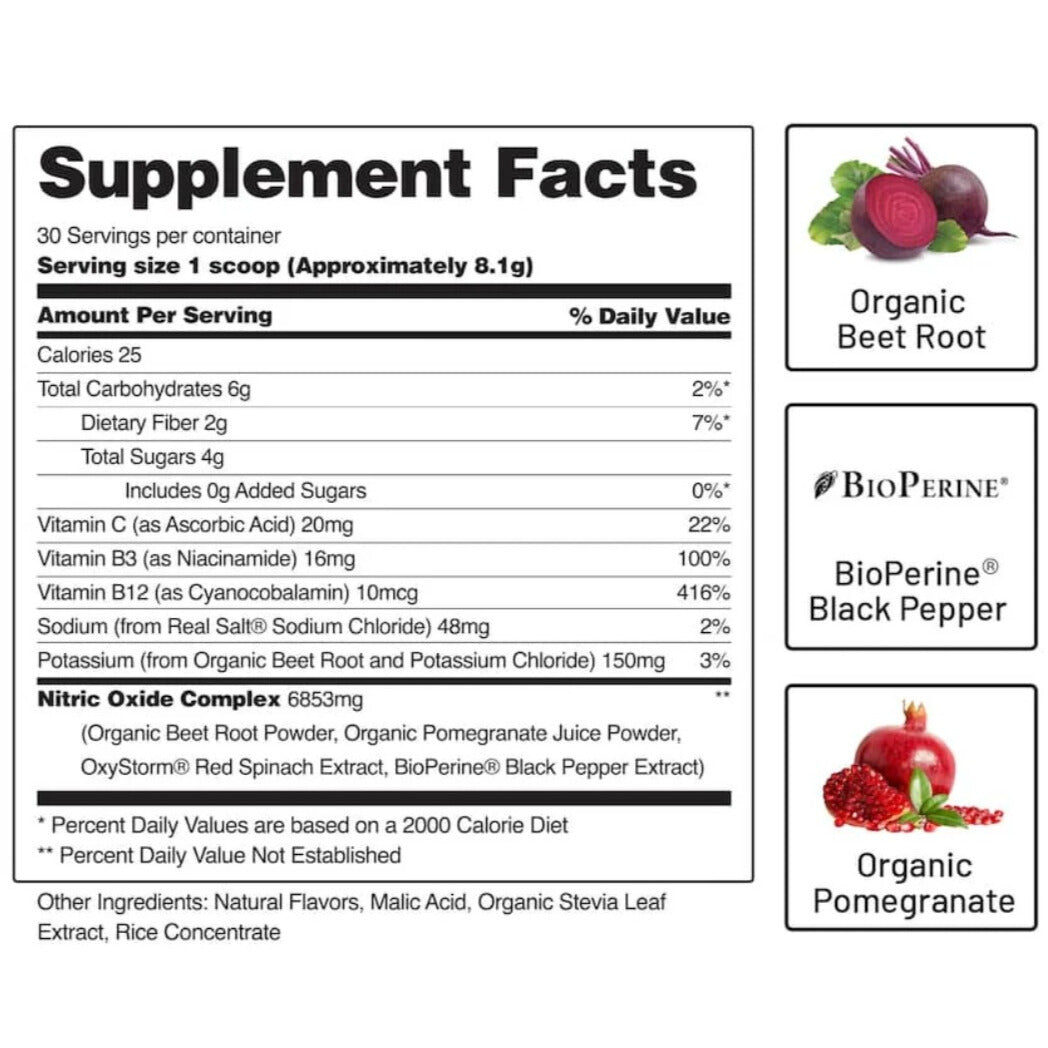 Nitric Oxide - Organic Beets Powder (3 Flavors)-Nitric Oxide-AlchePharma