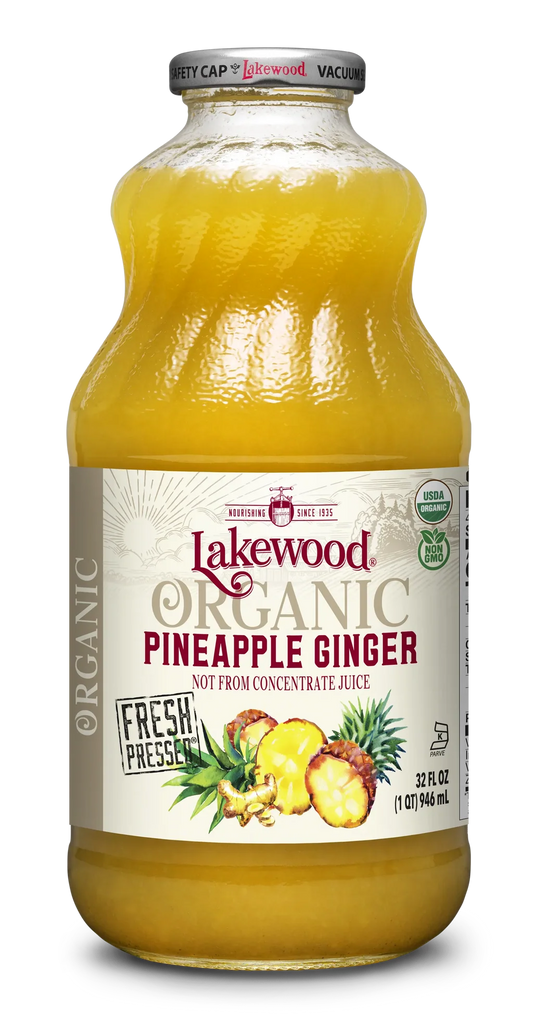Pineapple Ginger Juice - Organic - 32 Fl. Oz.
