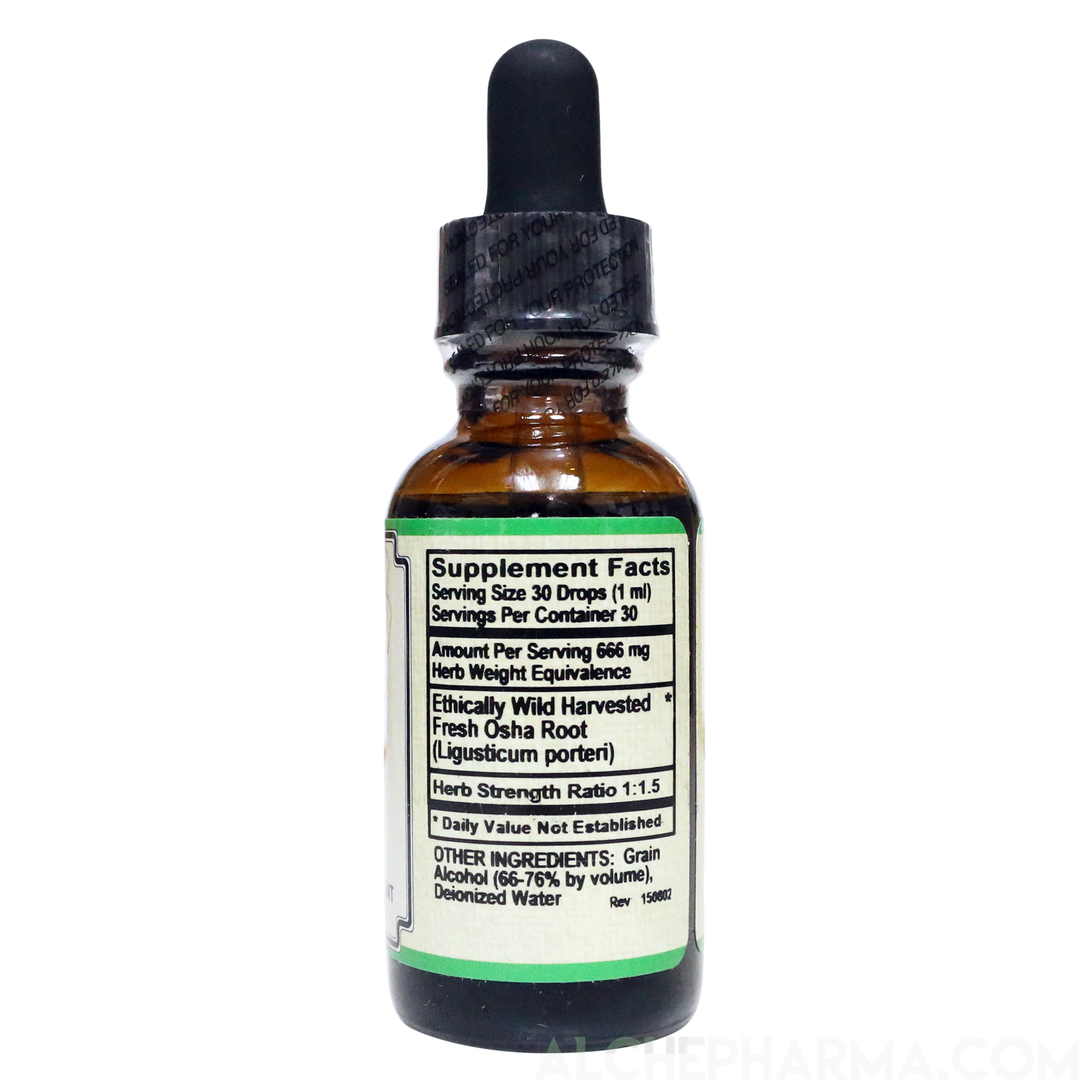 OSHA Root Tincture ( Ligusticum porteri ) HSR 1:1.5 Parve K-1604-Herbal Tincture-AlchePharma