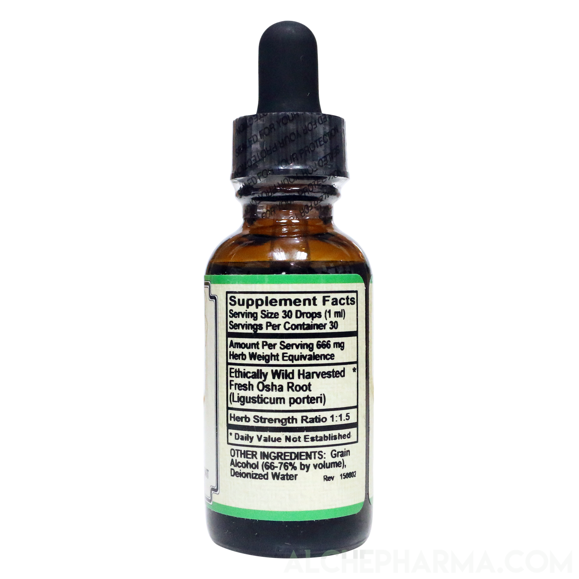 OSHA Root Tincture ( Ligusticum porteri ) HSR 1:1.5 Parve K-1604-Herbal Tincture-AlchePharma