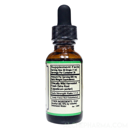 OSHA Root Tincture ( Ligusticum porteri ) HSR 1:1.5 Parve K-1604-Herbal Tincture-AlchePharma