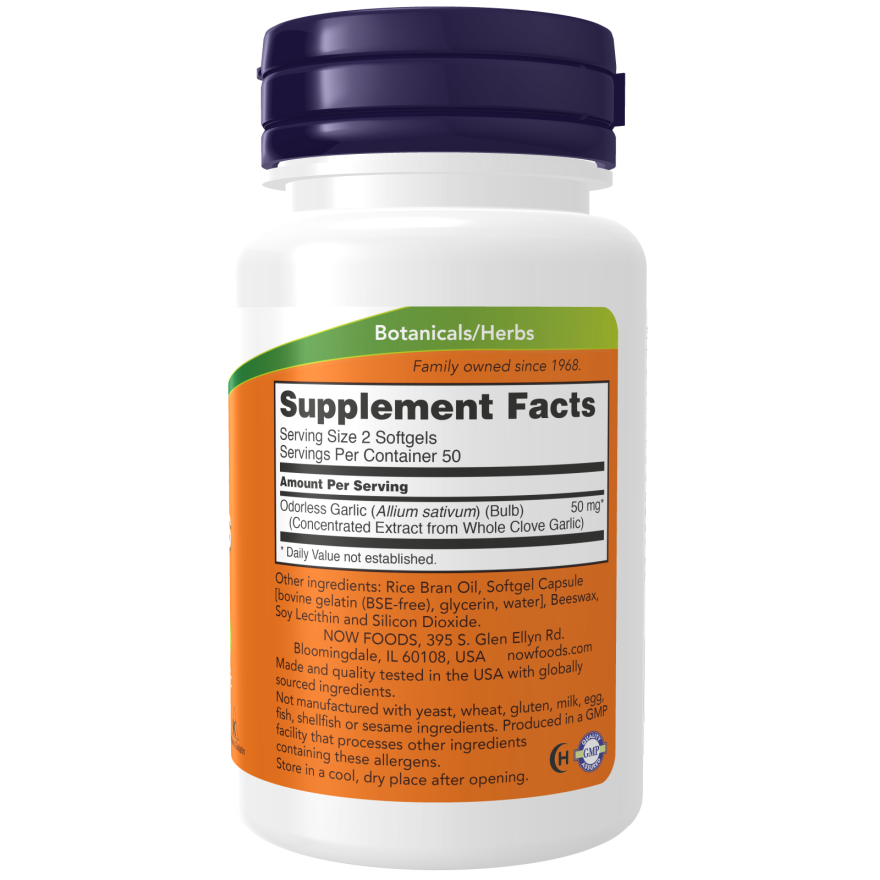Odorless Garlic Softgels-Herbs-AlchePharma