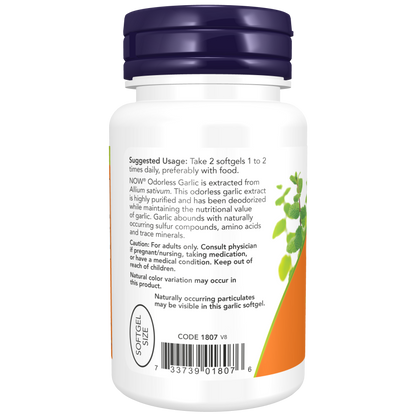 Odorless Garlic Softgels-Herbs-AlchePharma