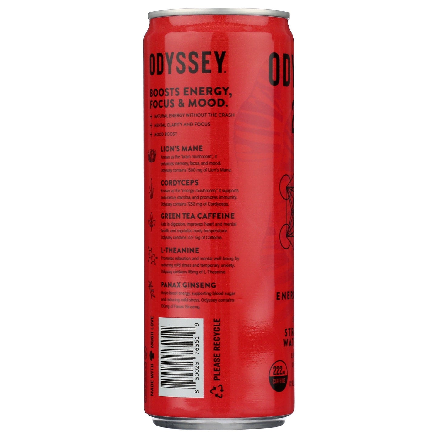 Odyssey 222 (Energy + Focus) with Lion's Mane & Cordyceps-Energy Drink-AlchePharma