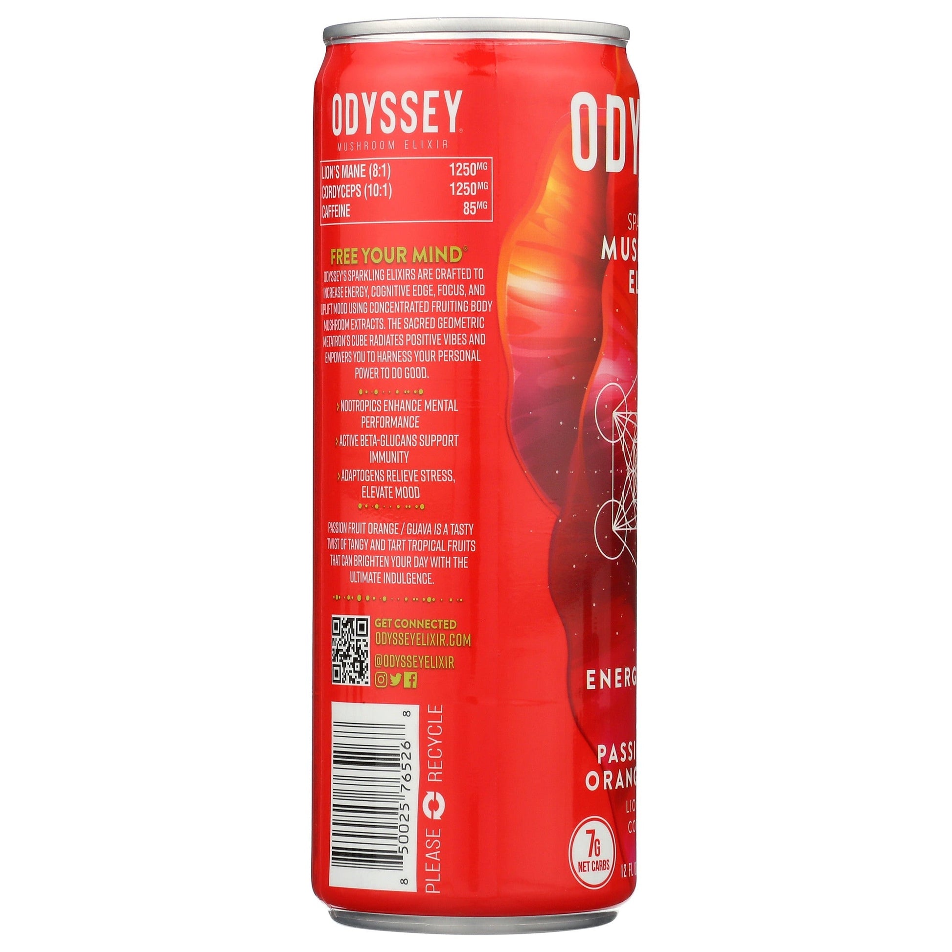 Odyssey Mushroom Elixir (Energy + Focus) with Lion's Mane and Cordyceps-Energy Drink-AlchePharma