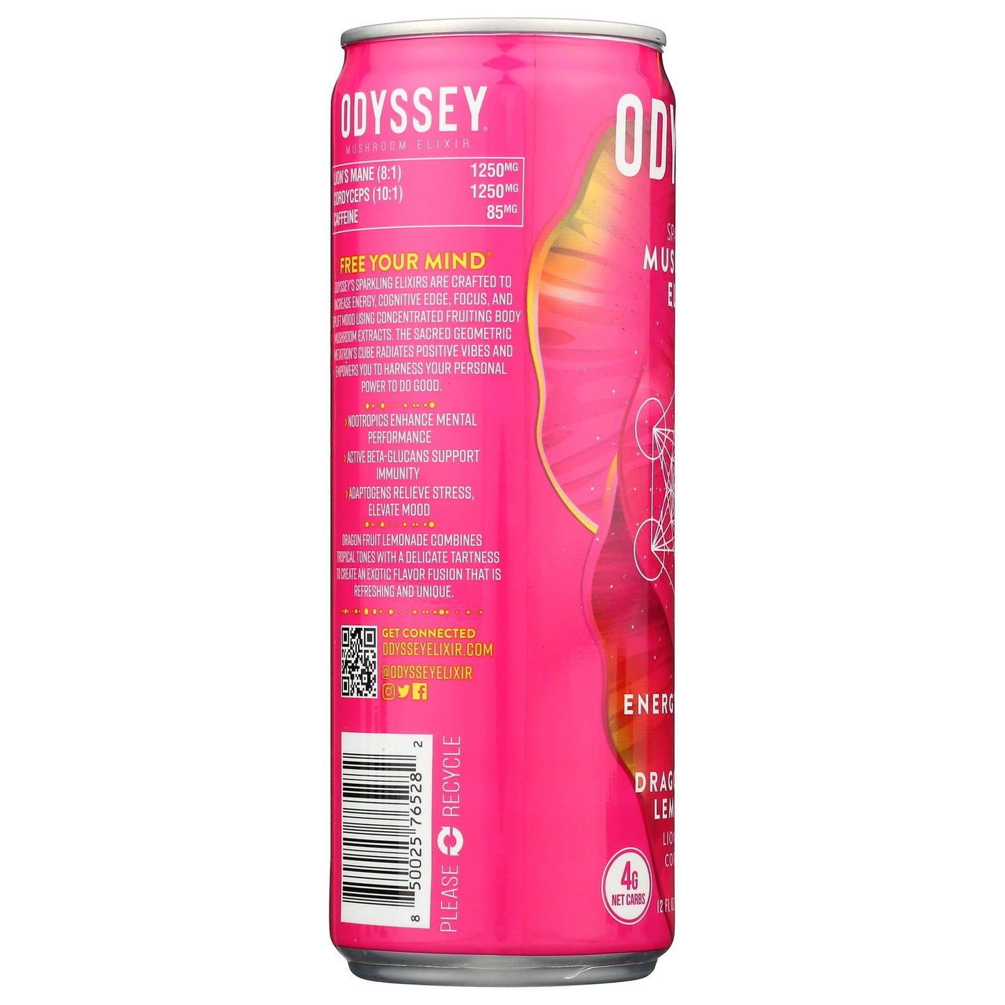 Odyssey Mushroom Elixir (Energy + Focus) with Lion's Mane and Cordyceps-Energy Drink-AlchePharma