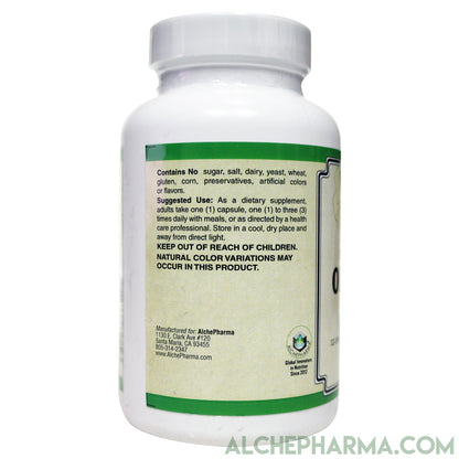 Olive Leaf Extract-500mg European Standardized to 12%-16% oleuropein (60-80mg per capsule)-Herbs-AlchePharma