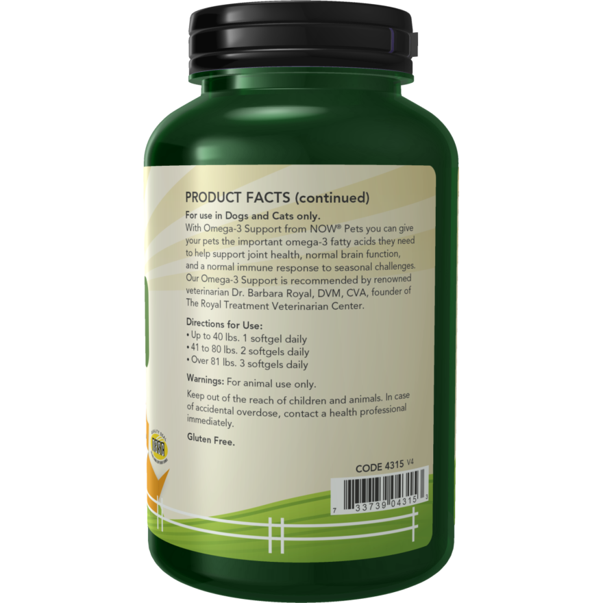 Omega-3 Support Softgels for Dogs & Cats-Pet Product-AlchePharma
