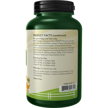 Omega-3 Support Softgels for Dogs & Cats-Pet Product-AlchePharma