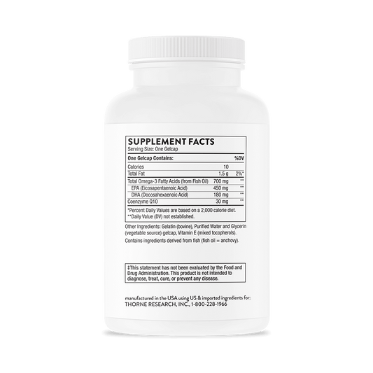 Omega-3 with CoQ10 90 Gelcaps-fatty acids-AlchePharma