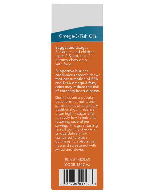 Omega-3 Fish Oil Gummy Chews