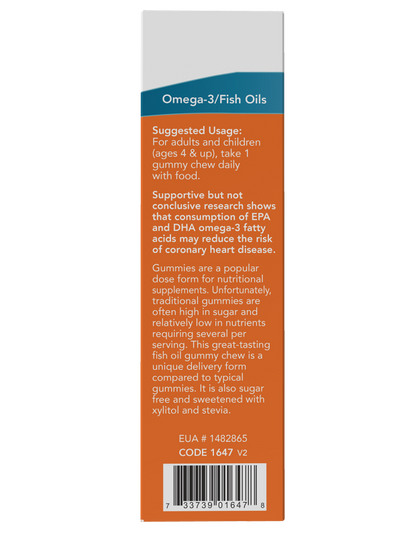 Omega-3 Fish Oil Gummy Chews