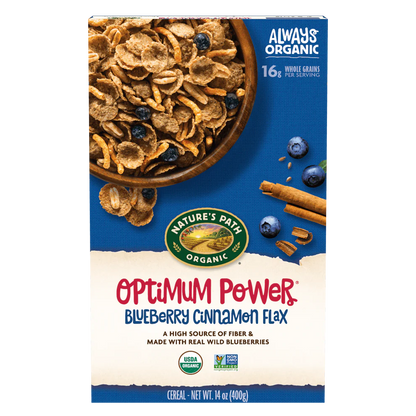 Optimum Power Blueberry Cinnamon Flax Cereal - 14 Oz.