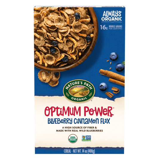 Optimum Power Blueberry Cinnamon Flax Cereal - 14 Oz.