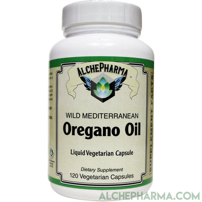 Wild Mediterranean Oregano Oil Liquid Filled Capsules - AlchePharma