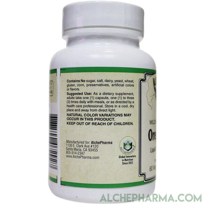 Wild Mediterranean Oregano Oil Liquid Filled Capsules - AlchePharma
