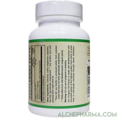 Wild Mediterranean Oregano Oil Liquid Filled Capsules - AlchePharma