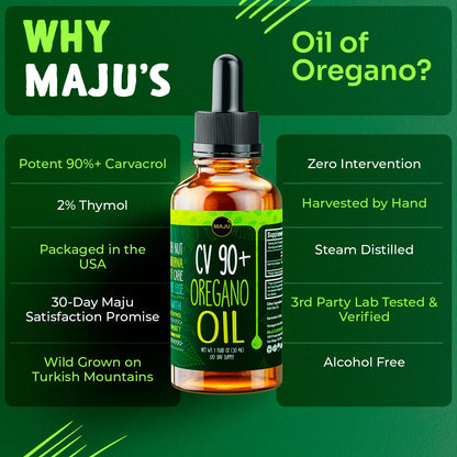 MAJU Oil of Oregano 1oz