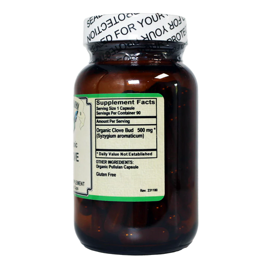 Clove - Organic - 90 Capsules