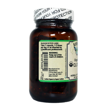 Clove - Organic - 90 Capsules