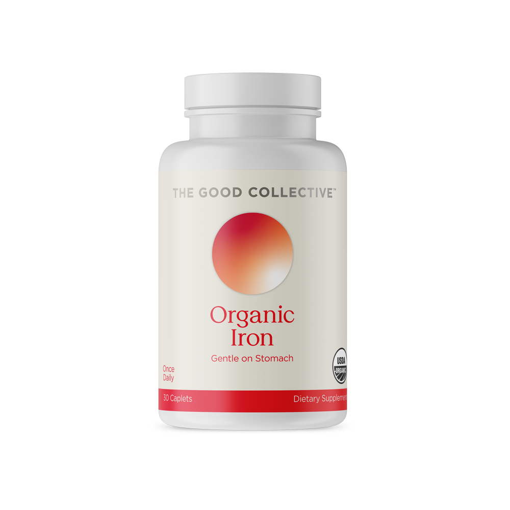 Organic Iron - Once Daily Caplets
