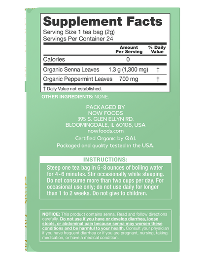 Senna Mint Tea, Organic