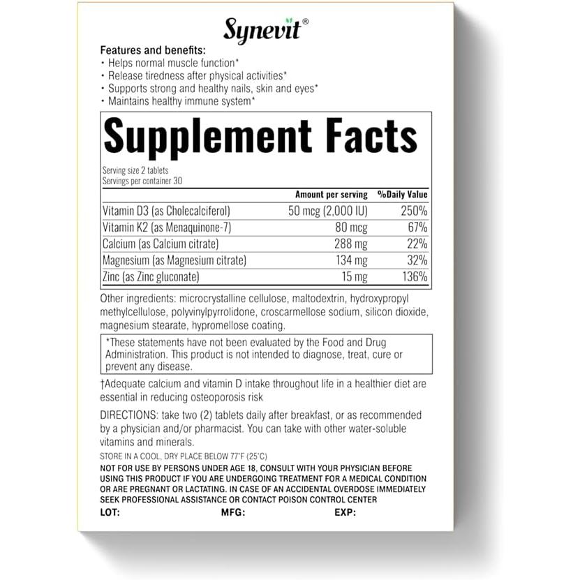 Osteofect - Bone Support Complex - 60 Tablets-Bone Health-AlchePharma