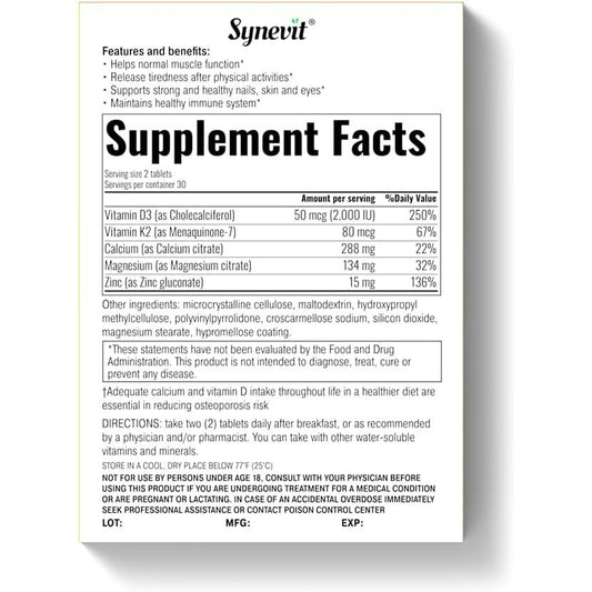 Osteofect - Bone Support Complex - 60 Tablets-Bone Health-AlchePharma