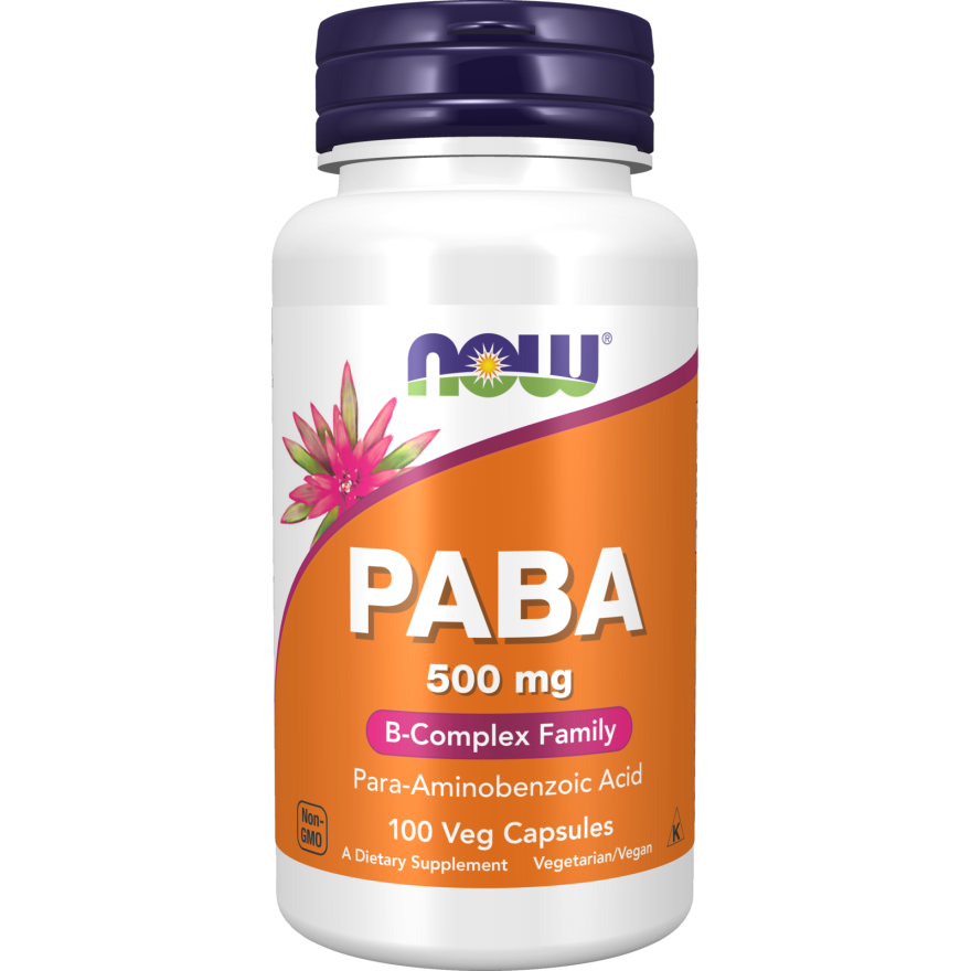 PABA 500 mg Veg Capsules-Vitamins-AlchePharma