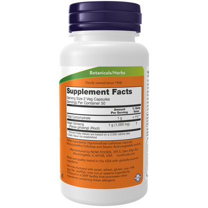 PANAX GINSENG 500 mg 100 VCAPS-Herbs-AlchePharma