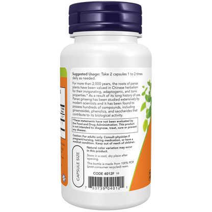 PANAX GINSENG 500 mg 100 VCAPS-Herbs-AlchePharma