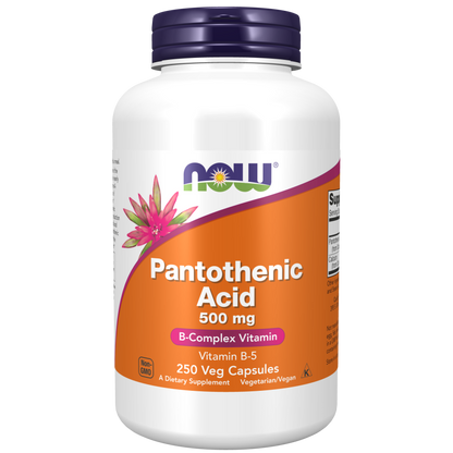 Pantothenic Acid 500 mg Veg Capsules-Vitamins-AlchePharma