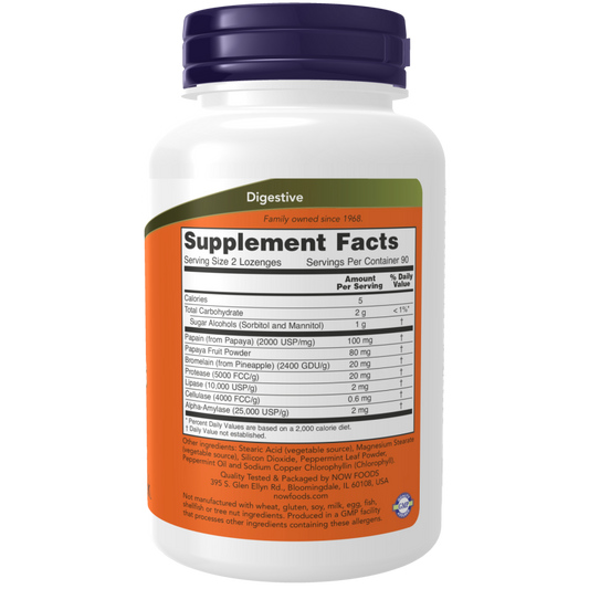 PAPAYA ENZYME CHEWABLE 180 TABS-Digestive Support-AlchePharma