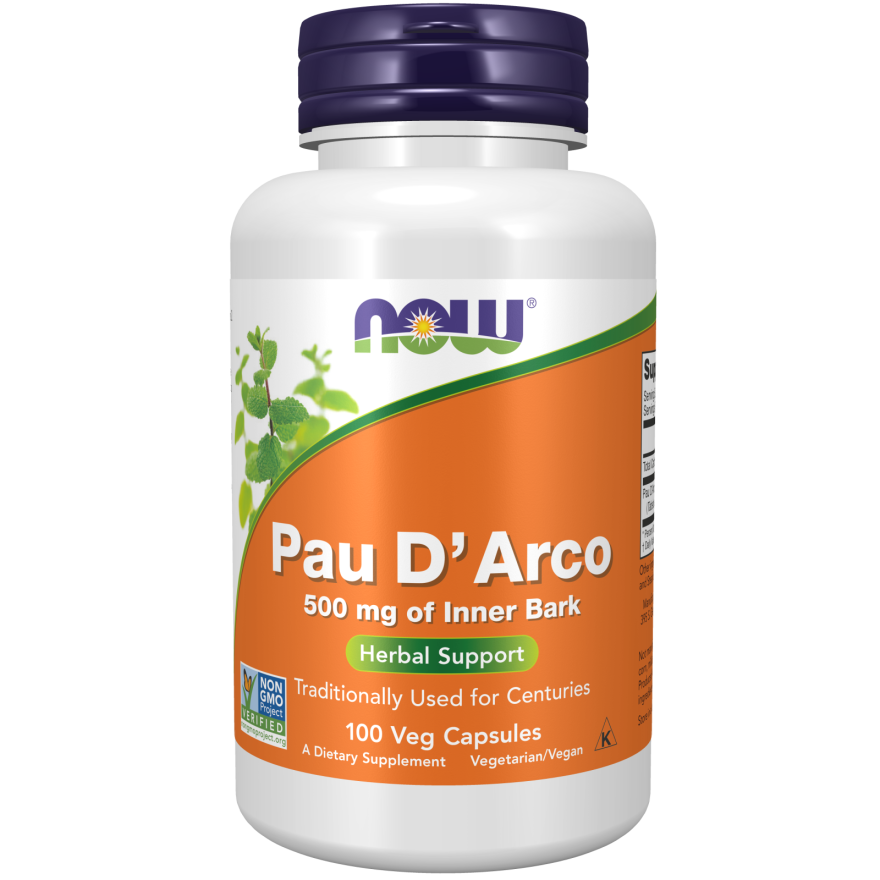 Pau D'Arco 500 mg Veg Capsules-Herbs-AlchePharma