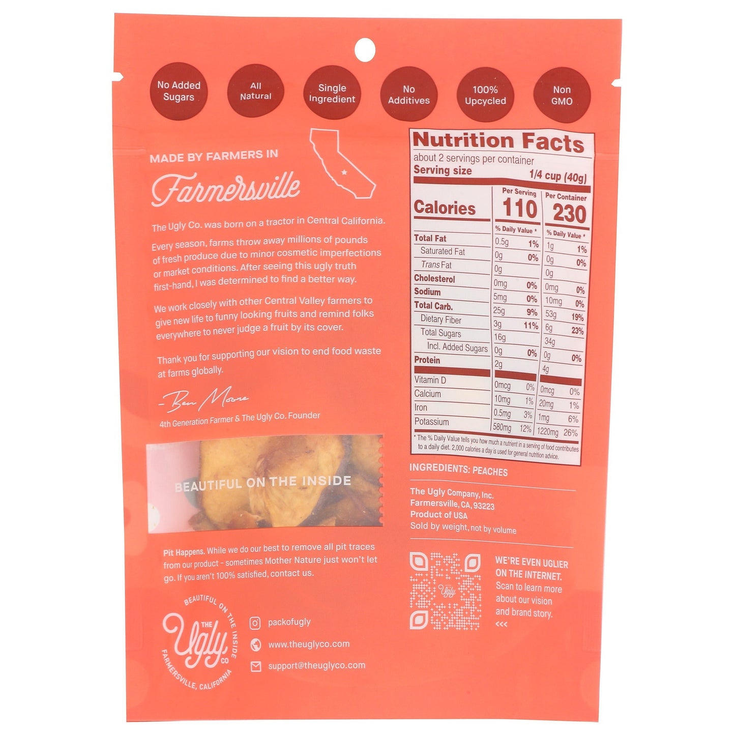 Peaches - Dried Fruit 3 Oz. (Sliced)-Snacks-AlchePharma