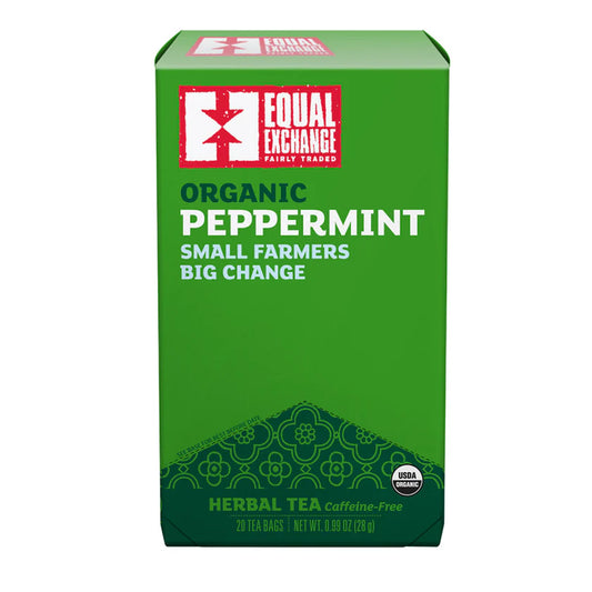Peppermint Tea - Organic, Caffeine Free - 20 Tea Bags