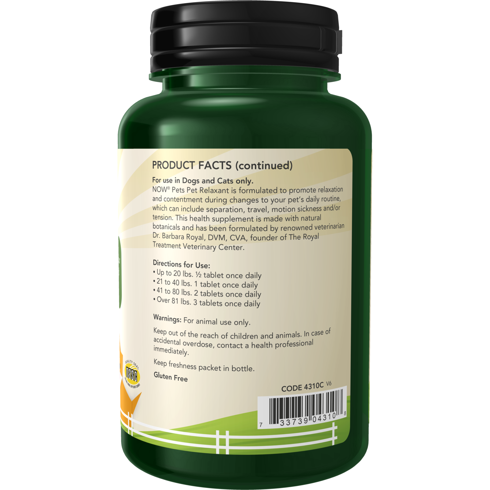 Pet Relaxant Chewable Tablets for Dogs & Cats-Pet Product-AlchePharma