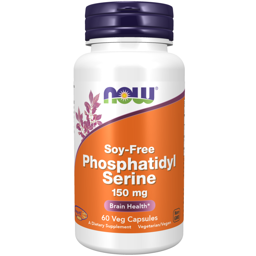 Phosphatidyl Serine, Soy-Free 150 mg Veg Capsules-Mental Fitness/Mood Support-AlchePharma