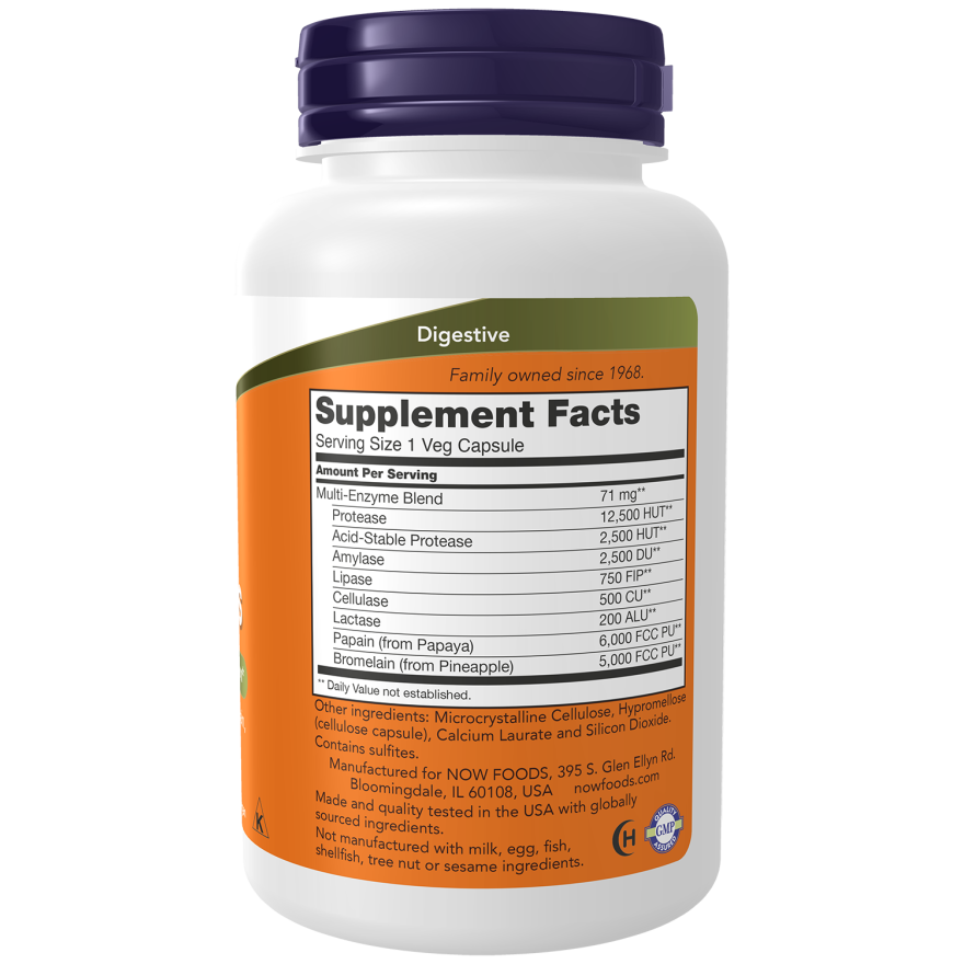 Plant Enzymes Veg Capsules-Digestive Support-AlchePharma
