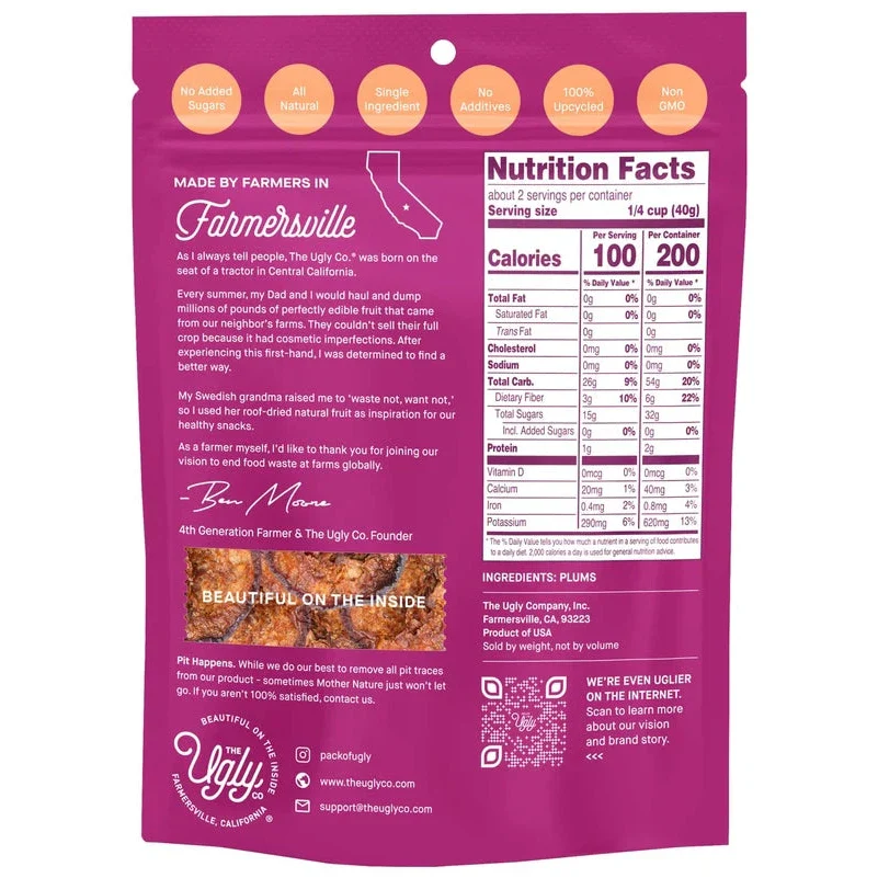 Plums - Dried Fruit 3 Oz. (Sliced)-Snacks-AlchePharma