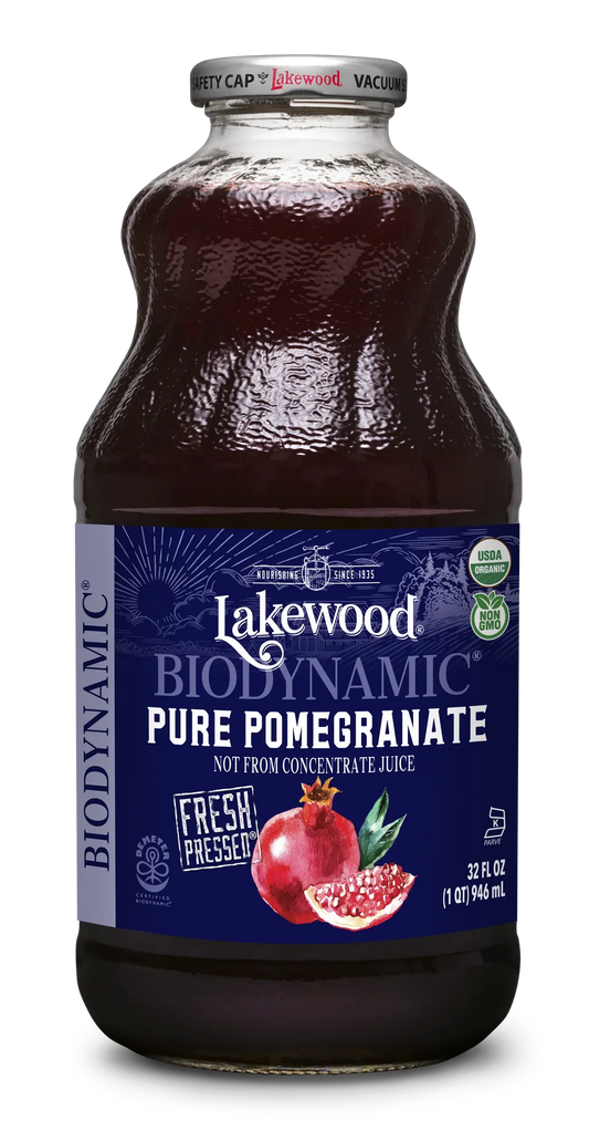 Pure Pomegranate Juice - Organic Biodynamic - 32 Fl. Oz.