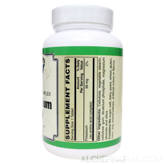 Potassium ( as amino acid chelate complex ) 99mg-Mineral-AlchePharma