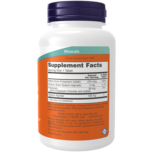 Potassium plus Iodine Tablets-Minerals-AlchePharma