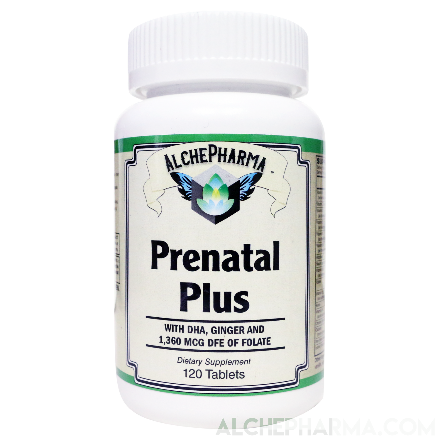 Prenatal Plus (Optimized) 4 tablet/day comprehensive formula-AlchePharma