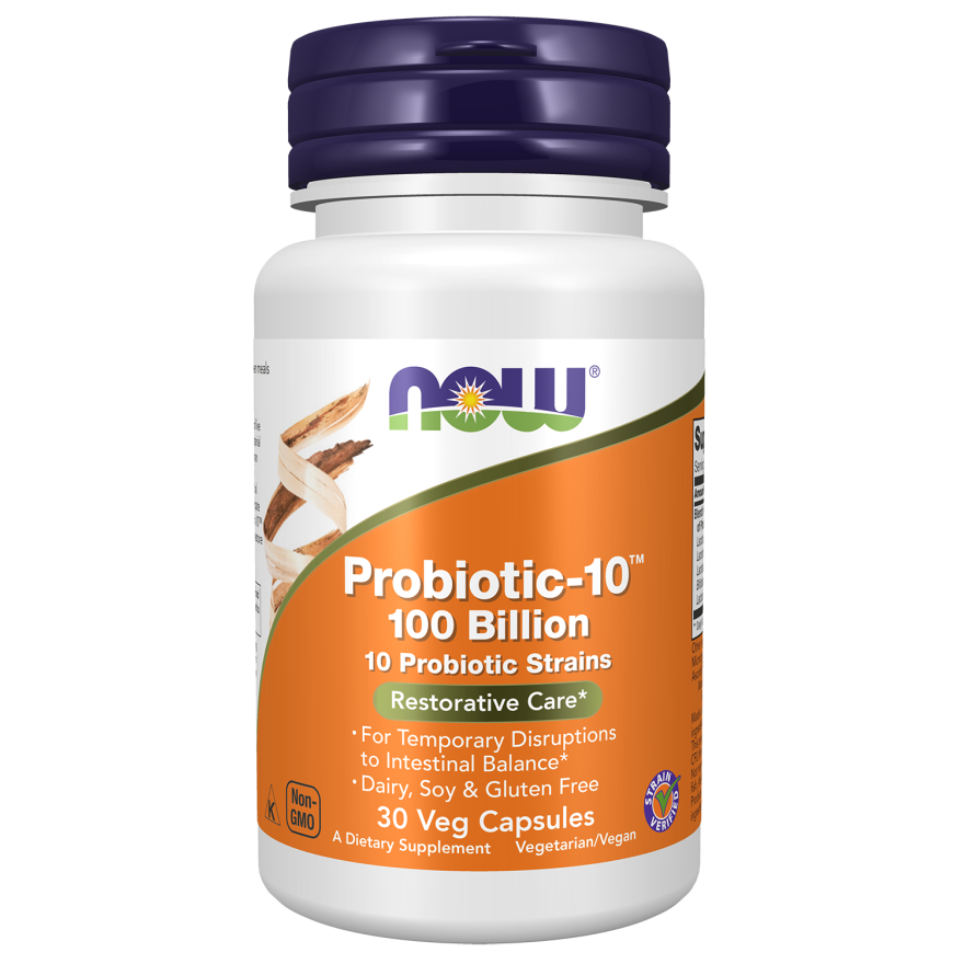 Probiotic-10™ 100 Billion Veg Capsules-Digestive Support-AlchePharma