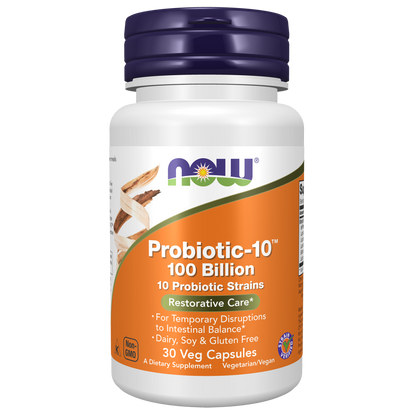 Probiotic-10™ 100 Billion Veg Capsules-Digestive Support-AlchePharma