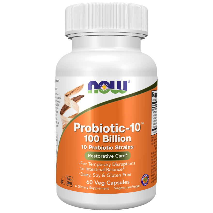 Probiotic-10™ 100 Billion Veg Capsules-Digestive Support-AlchePharma